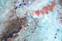 Anna Day - Acrylic pour paintings (triptych)