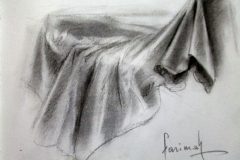 Farimah Eshraghi - Drape I - Charcoal