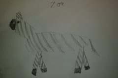 Zoe - Age 7 - Zebra
