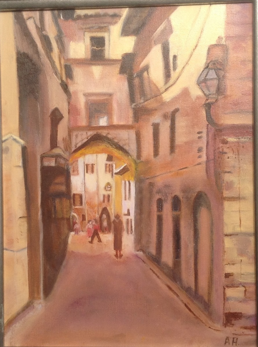 Street Scene - Umbria - Anna Hansen