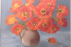 Painting Poppies - Anna Hansen