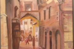 Street Scene - Umbria - Anna Hansen