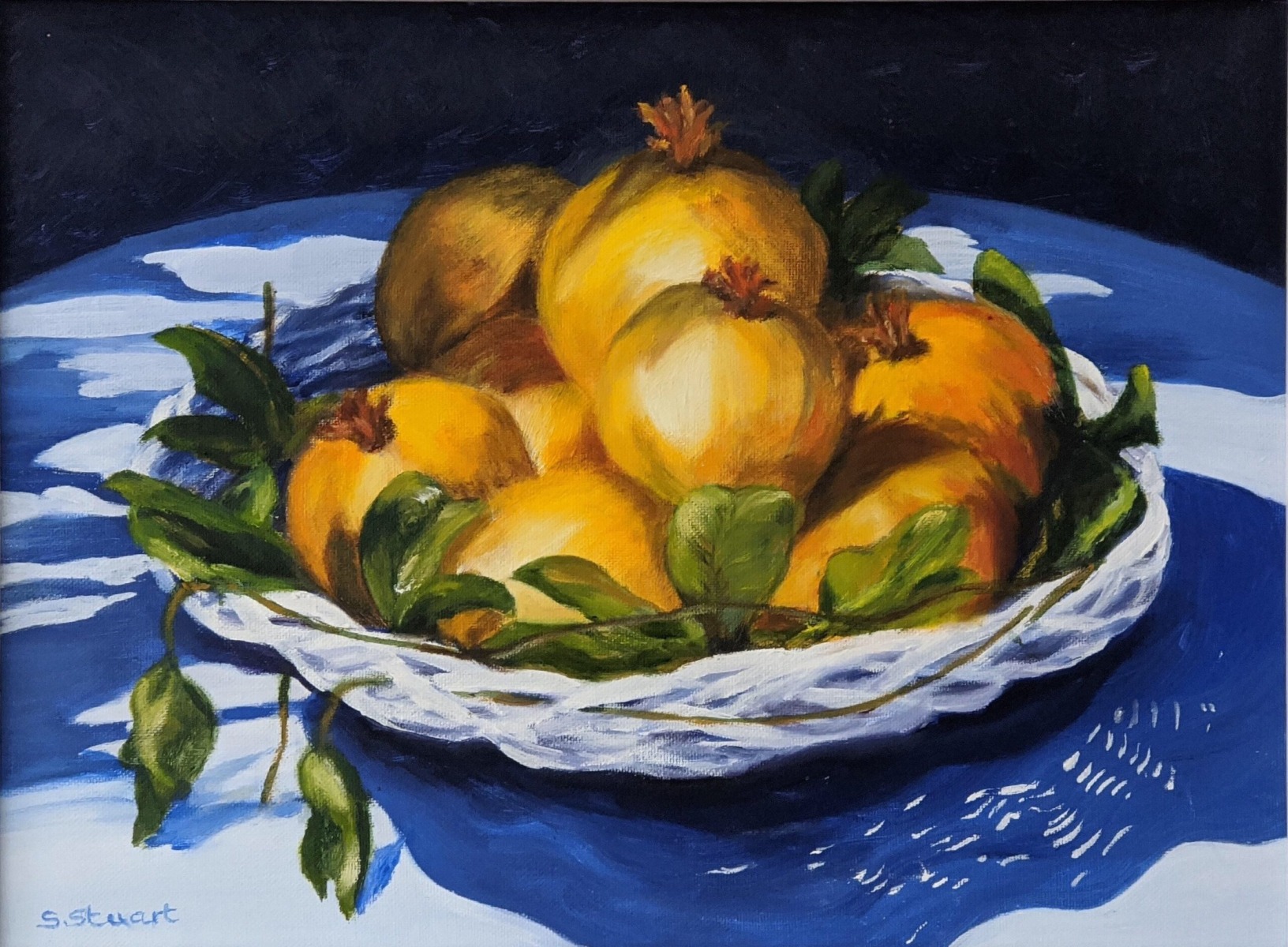 Sheryl Stuart - Pomegranate - Oil - 48 x 38cm