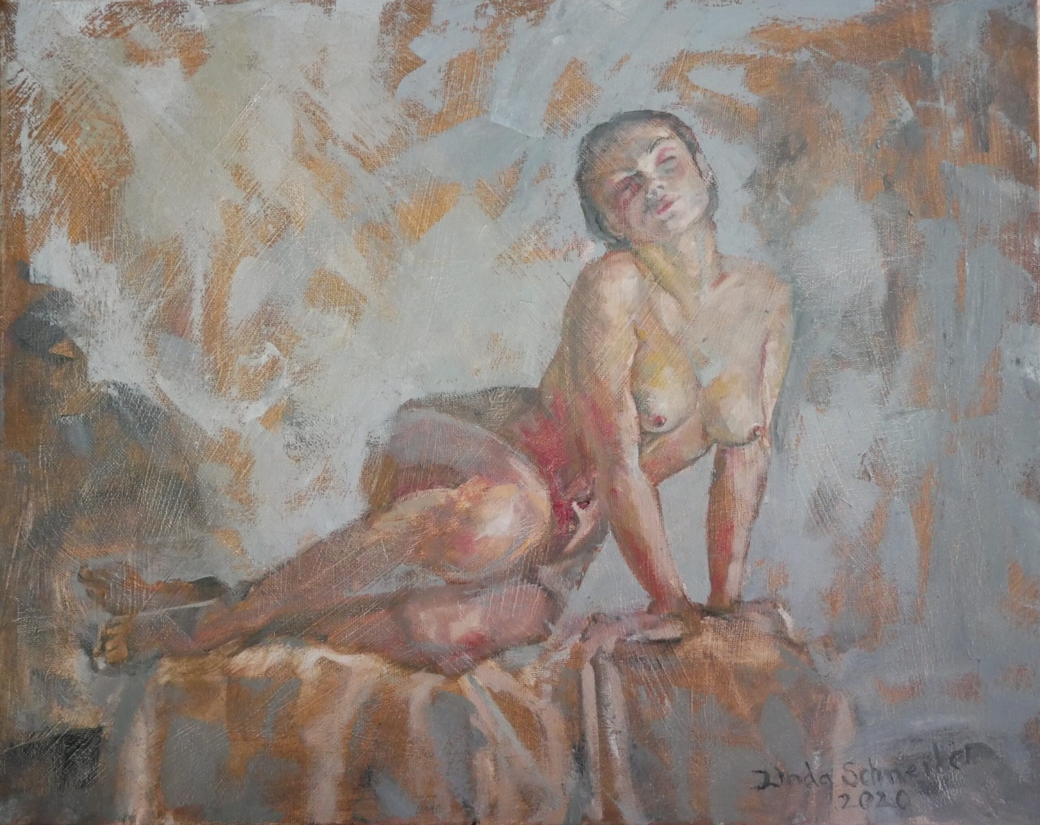 Linda Schneider - Dreaming - Oil - 50 x 40cm