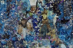 Ian A Hawkins - Homage to Piero della Francesca - Mixed Media (Embellished Collage) - 21 x 26cm
