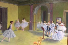 Wilma Howell Fox - Degas Ballet Rehearsal, A Copy - Oil - 90 x 60cm