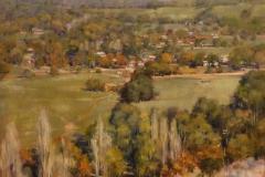 Harris Smith - Valley View Guildford - Oil - 77 x 77cm