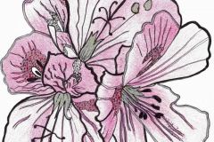 Sally Ann Glenn - Pink Spring Flowers