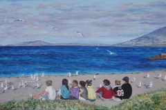 Natalie Doubrovski - Kids and Seagulls